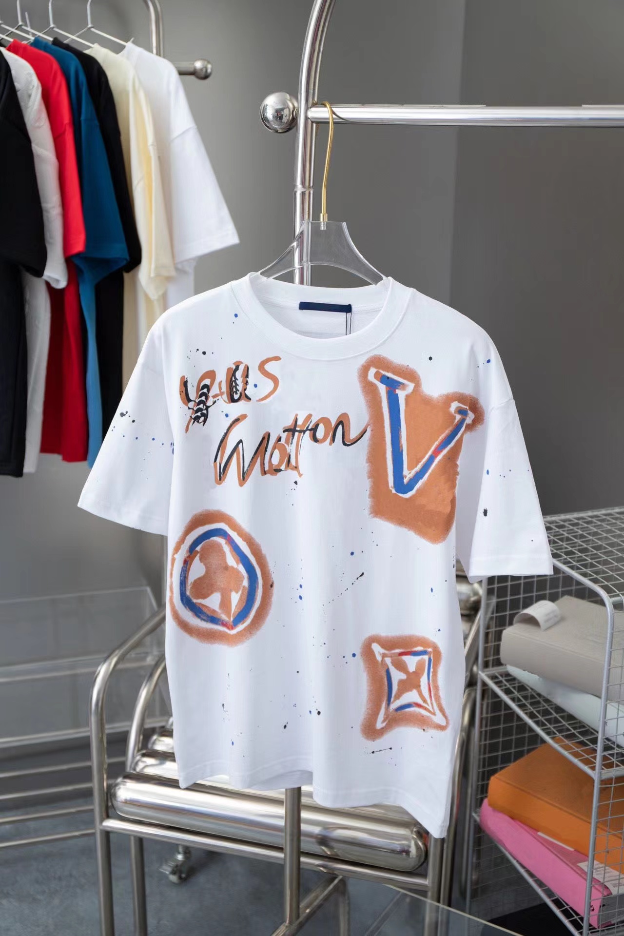 Fashion T Shirts Mens Women Designers T-shirts Tees Apparel Tops Man S Casual Chest Letter Shirt Luxurys Clothing Street Shorts Sleeve Clothes Tshirt S-2XL