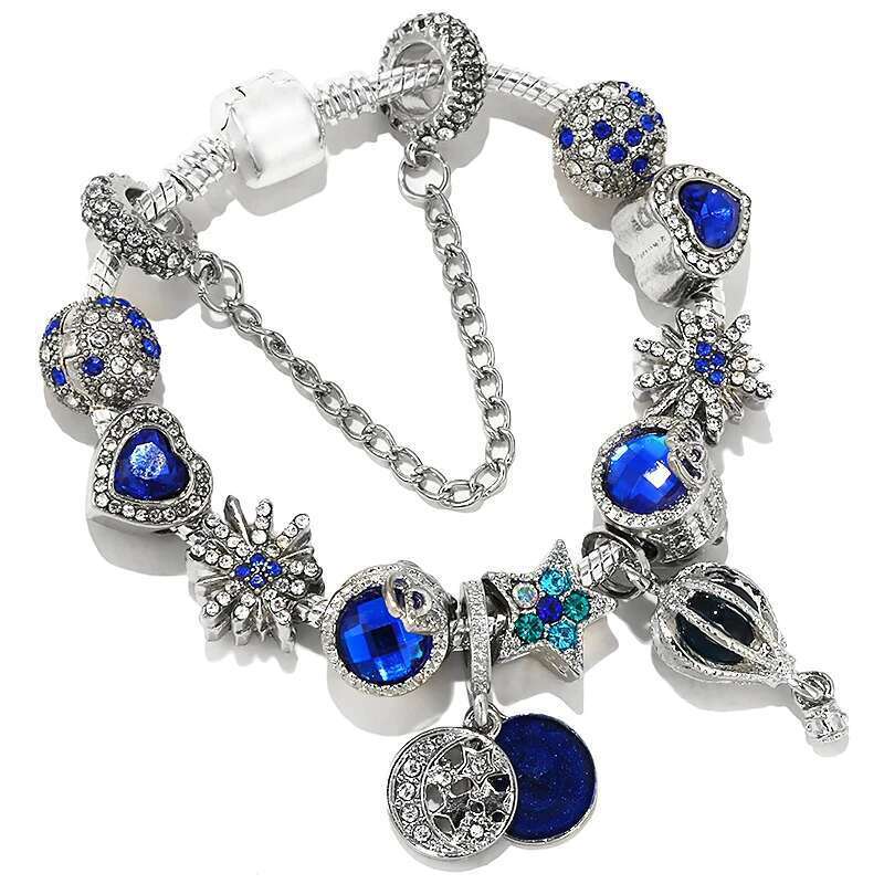 Fashion Trendy Charm Bracelets With DIY Brand Bracelet Bangles For Women Men Bijoux Pulseras Jewelry Gift Dropshipping