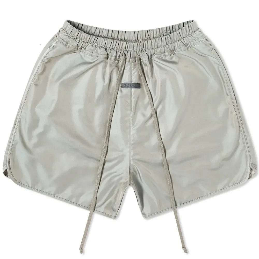 Summer Mens Shorts Woven High Street Casual Loose Solid Color 54 Sports Pants for Men 250317