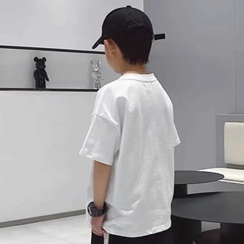 Childrens T-shirt boys T-shirt summer baby clothing T-shirt Korean short sleeved T-shirt childrens T-shirt boys T-shirtT250320