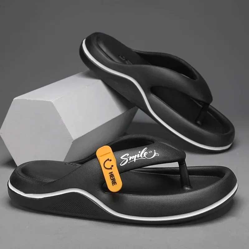 Living Ro Slippers Man 2024 Mens Summer Sandals for Men Adt Mens Sandal Flip-flops House Shoes Brand Slippers Luxury Flop Y250320