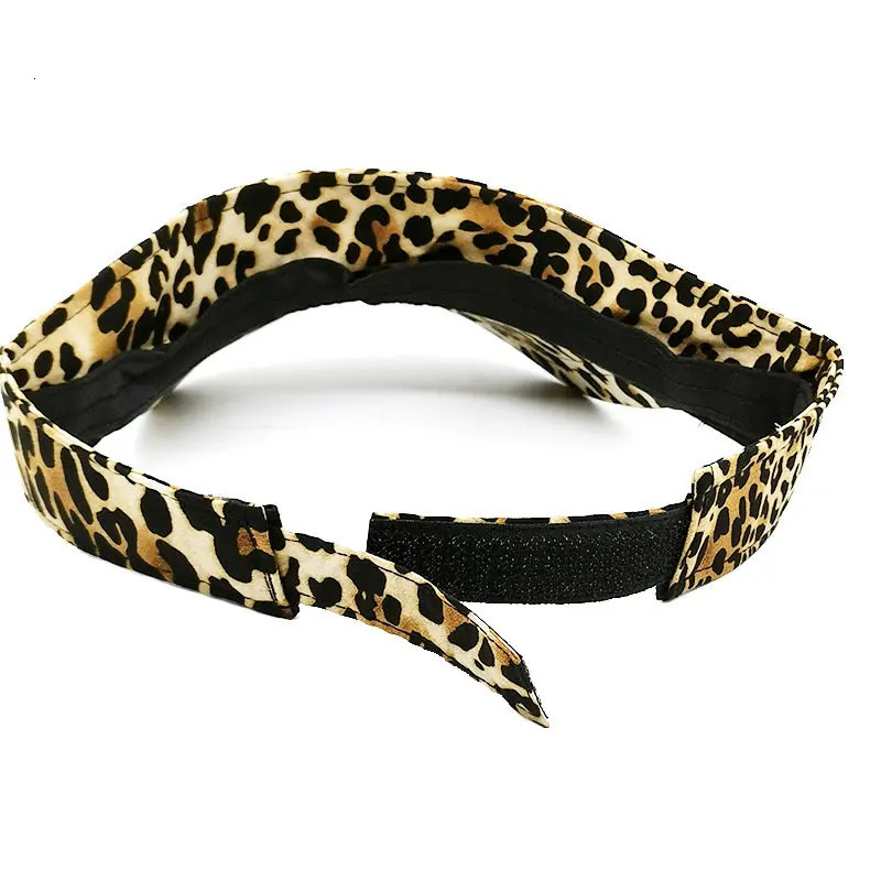Summer Cotton Leopard Print Visors Baseball Cap Adjustable Sun Protection Cap For Men and Women 13 250320