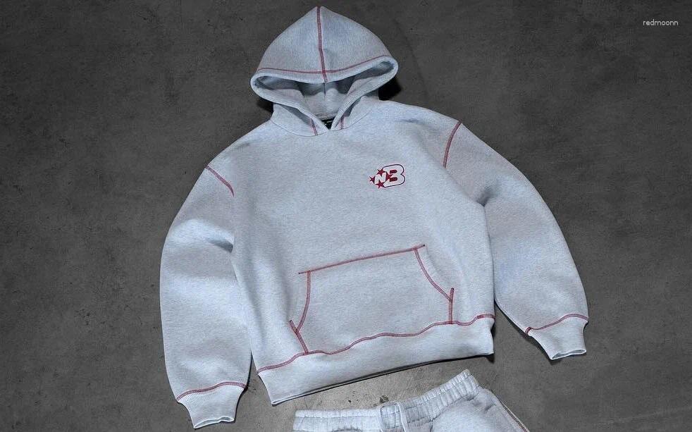 Mens Tracksuits Harajuku Hoodie Pants Two Piece Set Men Women Streetwear Hoodies Oversize Pullovers Sweatshirt Baggy Sweatpants Casual