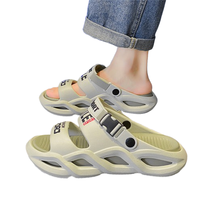 free shipping designer shoes Sandals for men New thick Athleisure sliders breathable and fashionable