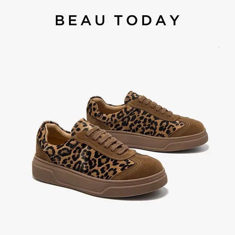 2025 With Box Designer shoes sneakers Leopard print sneakers for women's Beautoday