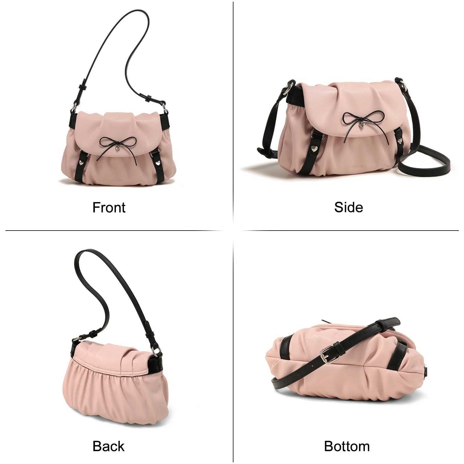 AILUXI Bow Ballet Style Underwear Shoulder Bag Womens Luxury Original Handbag Multi Company Designer Brand Wallet Y250319
