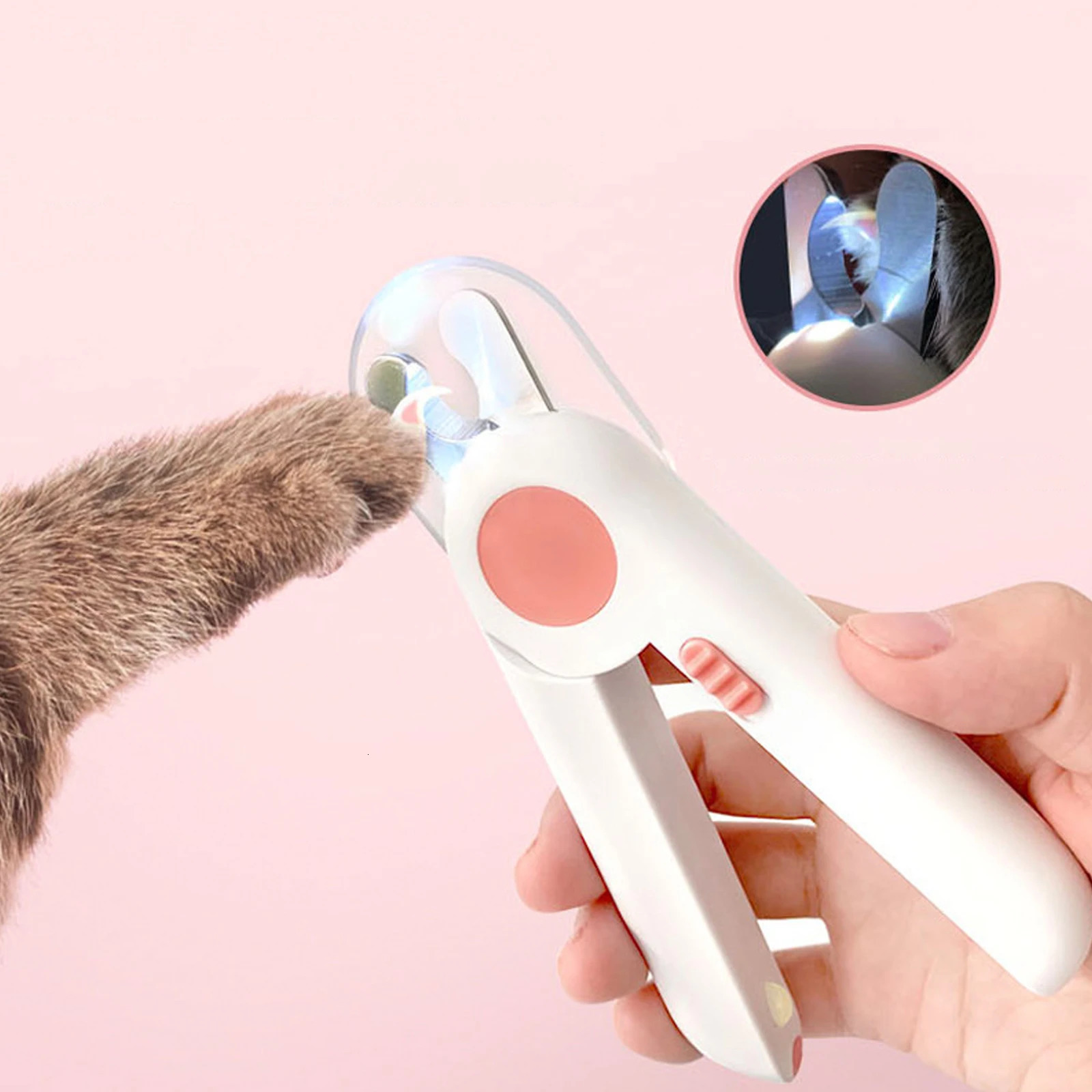 Cat and dog nail clips with LED lights pet grooming products claws files trimmers small dogs cats care cleaning beauty tools 250320
