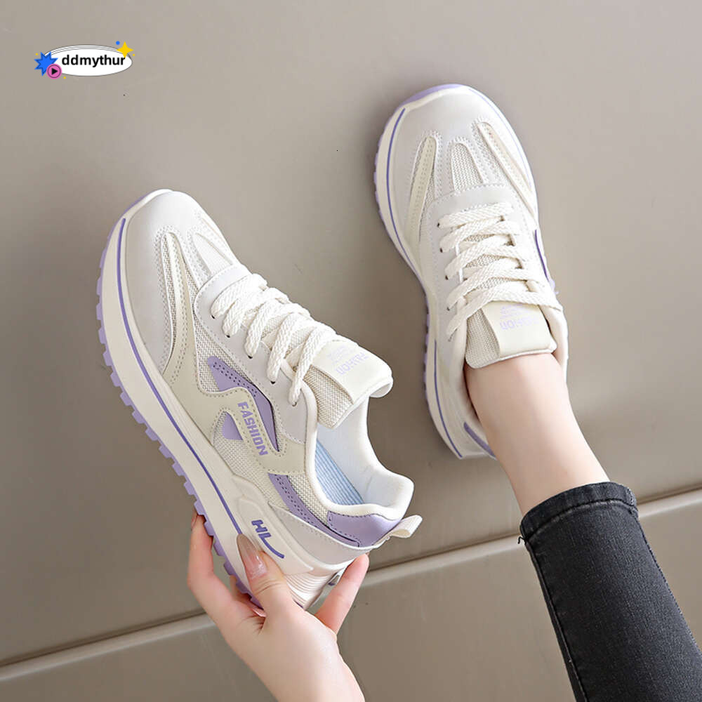 CRLAYDK 2024 New Women's Sneakers Fashion Platform Mesh Casual Comfort Walking Sport Shoes Running Non Slip Tennis for Work ddmythur