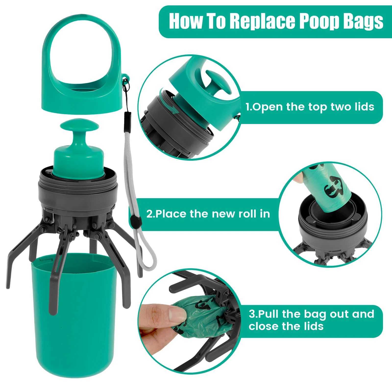 New dog beddings pet beddings outdoor portable paw beddings garbage bags cat dispensers garbage extractors Y250320