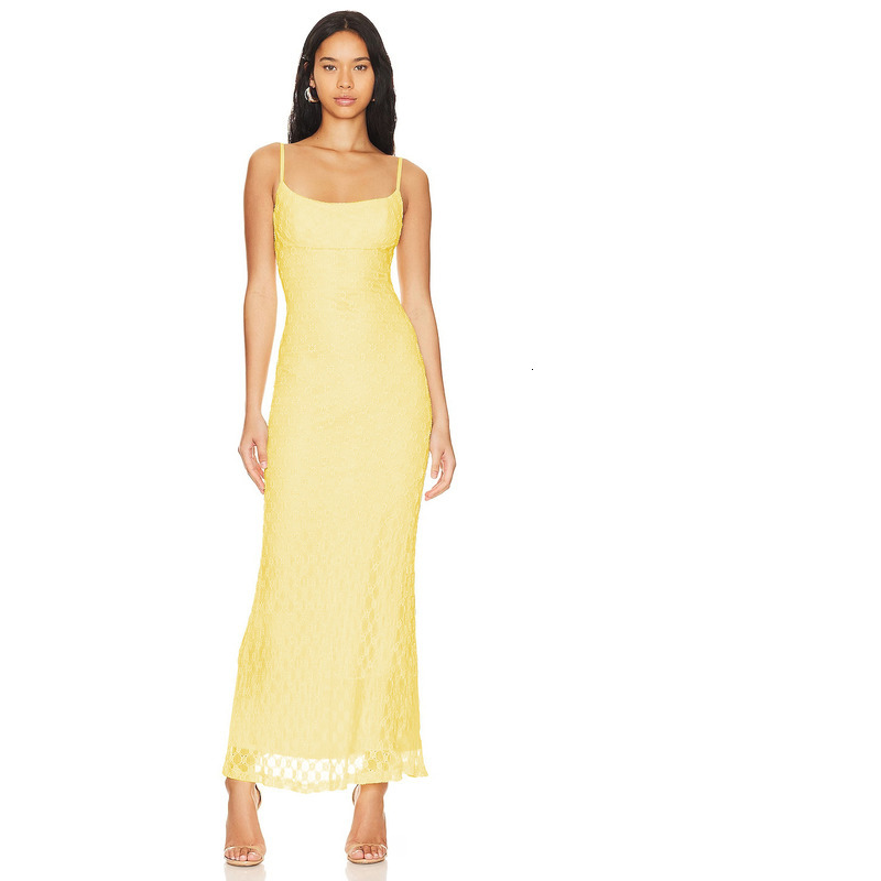 2024 Summer High End Temperament Pure Desire Style Evening Dress Slimming Strap Skirt For Women