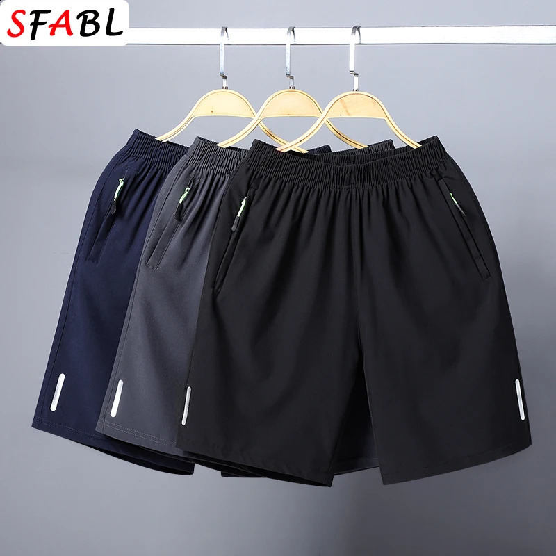 Quick drying and breathable mens board shorts for fitness elastic jogging running runners summer gym exercise clothes at the bottom 250312