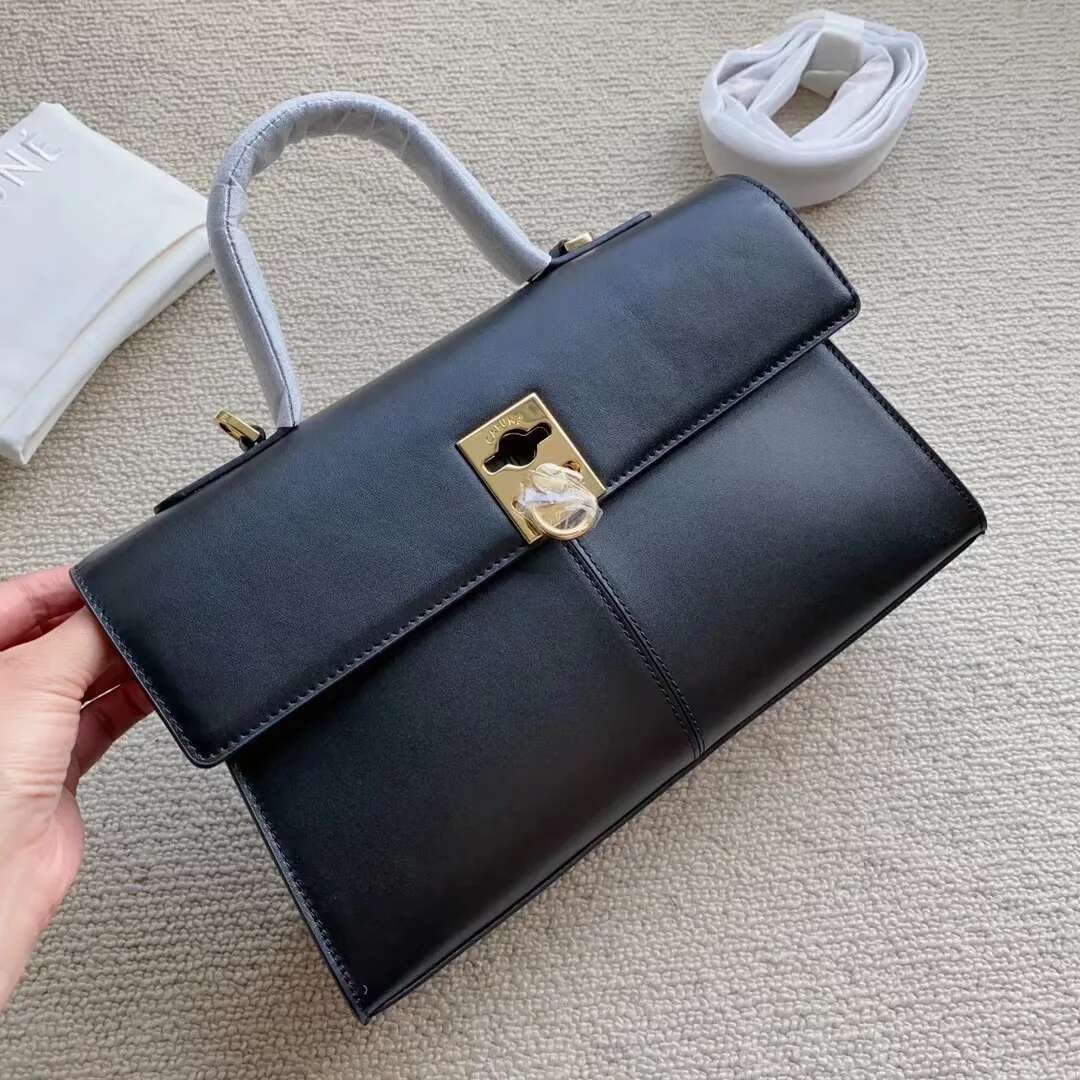 Hong Kong Niche CAF Stance Wallet Ladies Cowhide Fashion Business Versatile Shoulder Messenger Bag Briefcase