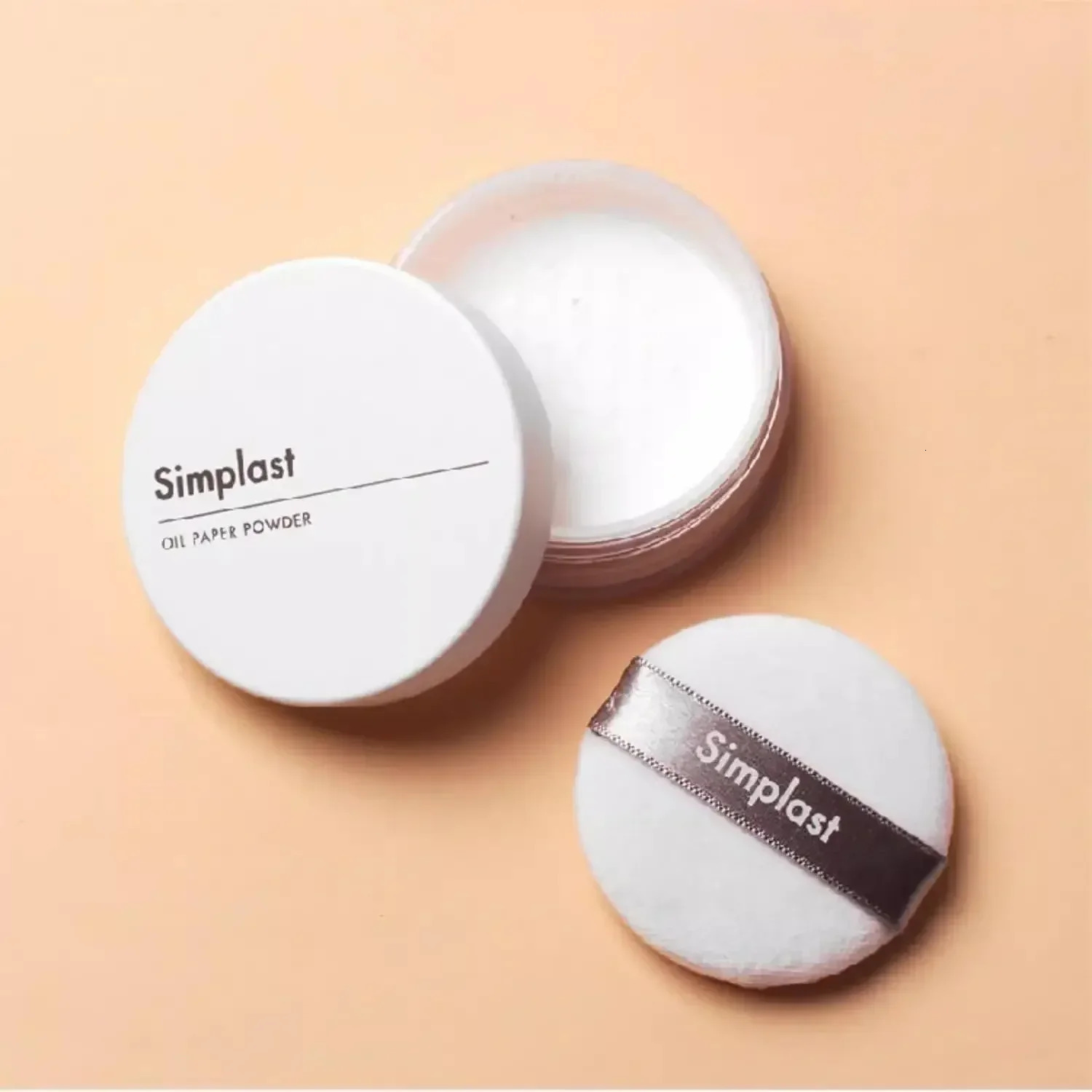 Original Makeup Tonymoly Simplast Loose Powder Durable Waterproof Invisible Hole Oil Control Matte Rare Cosmetics Beauty 250319