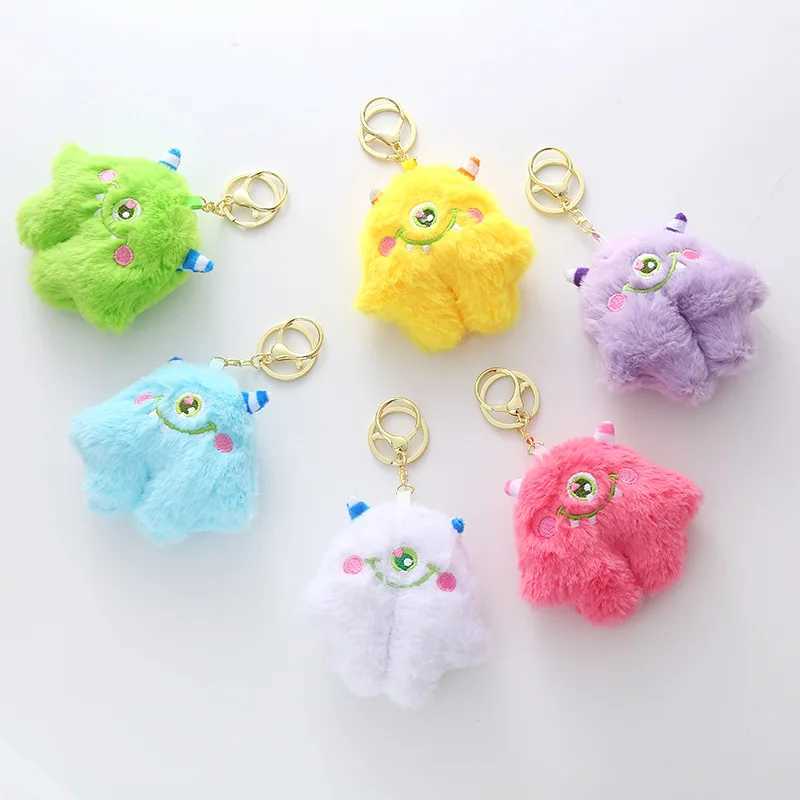 Cute Shiba Inu plush toy cartoon dog pendant soft filled doll keychain backpack car bag keychain decoration childrens giftXJ250319