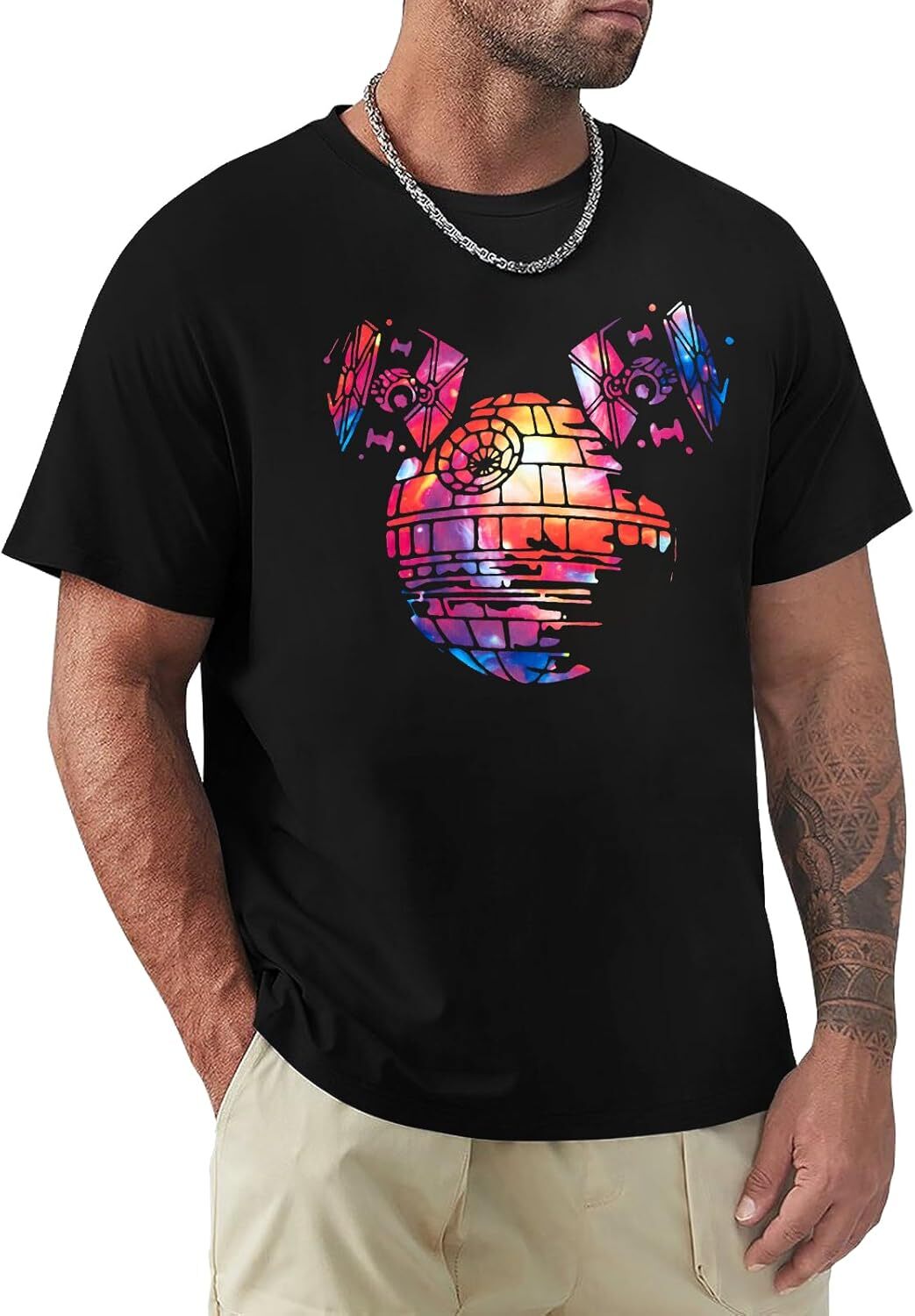 T shirt for Mens Men Magic Kingdom Shirt Magic Tees Planet Science Fiction Tshirt for Man Characters Tee Casual Tops Clothes Short sleeve