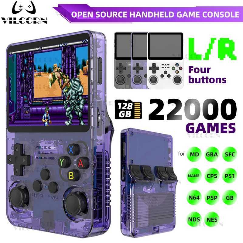 NEW R36S Retro Handheld Game Console Linux System 3.5 Inch Sn Portable Pocket Video Player 22000 Games For PS1 Gameboy Gift Z250320