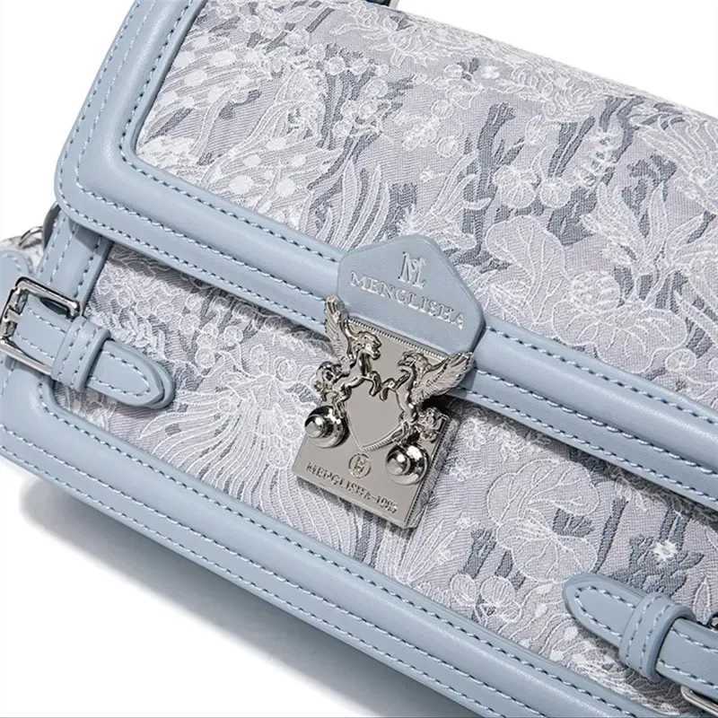 Top Quality Brand High Quality New Style Free Delivery Designer Bag Embroidered Handbags Lock Design Small Square Bag, Fashion Single Crossbody - Eleg