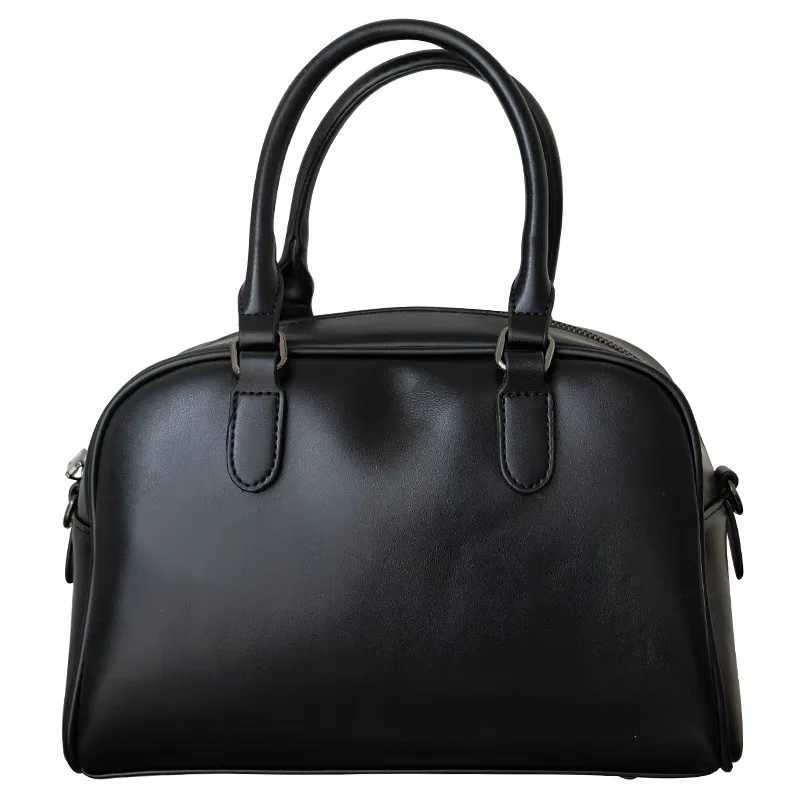 Vintage Solid Color Leather Crossbody Bags For Women Simple Quality Shoulder Messenger Bag Lady Handbags Female Elegant Purses Y250319