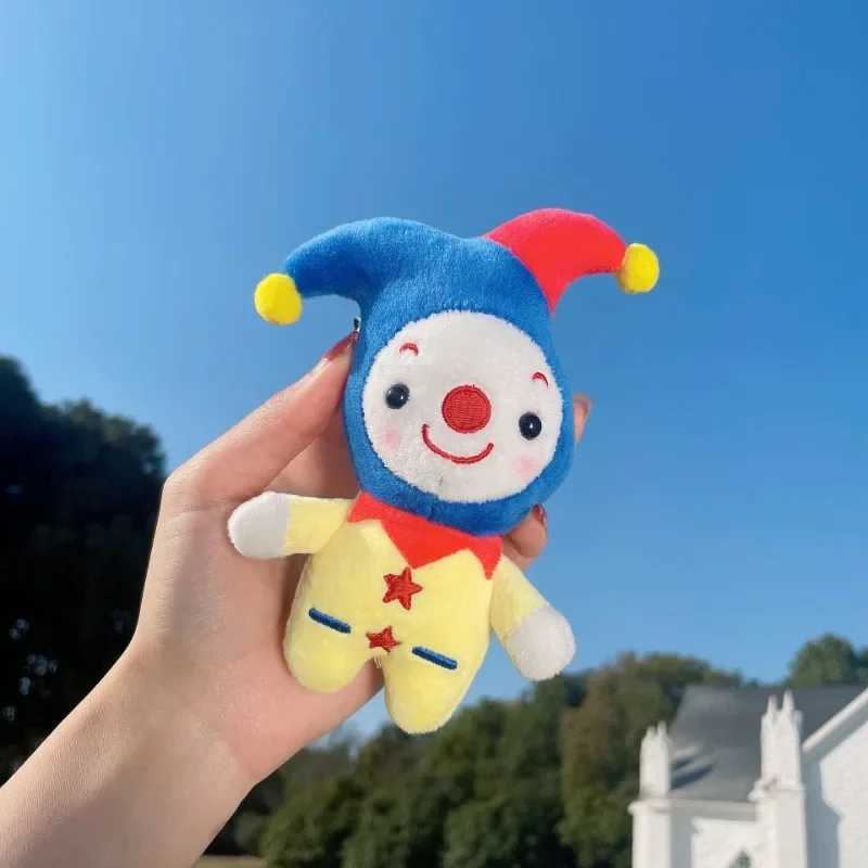 Cute Clown Stuffed Toy Keychain Cute Circus Clown Costume Doll Girl Handbag Decoration Fun KeychainXJ250319