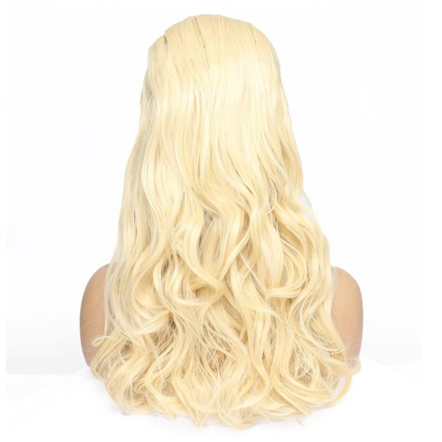 Long Wavy Blonde Wig Women's Big Costume Wig Bouffant Beehive Wigs Curly Hair Wigs for Women