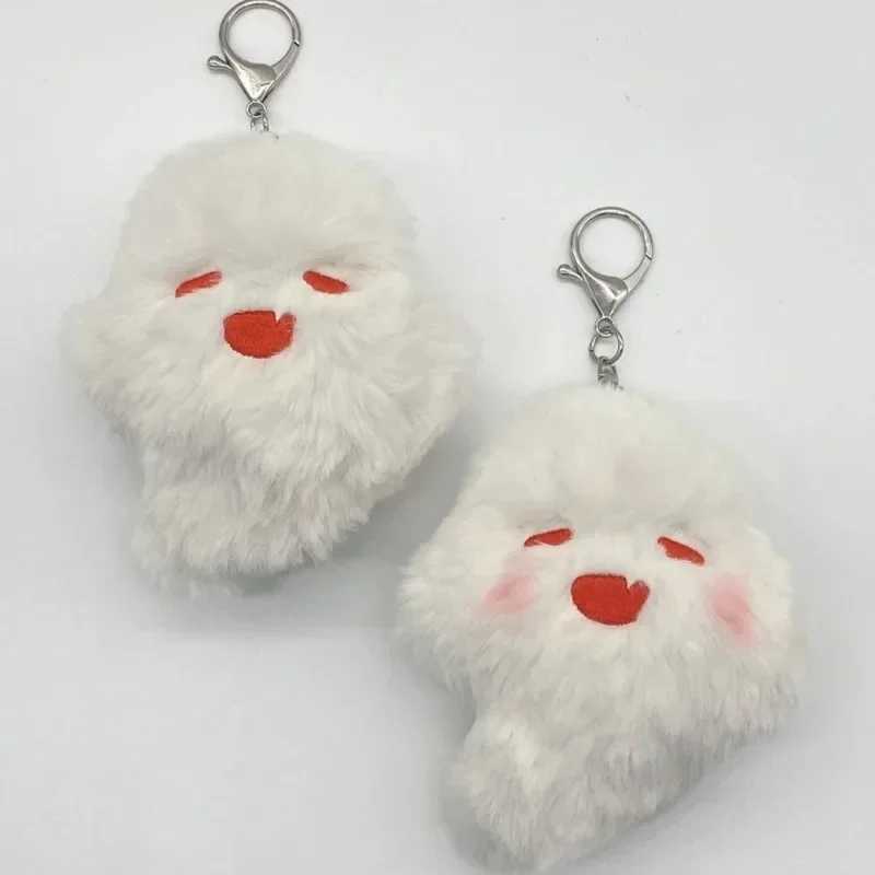 Halloween Ghost Doll Anime Keychain Cute Ghost Kawaii Plush Stuffed Cartoon Decoration Keychain Bag Pendant Kawaii Friends GiftXJ250319