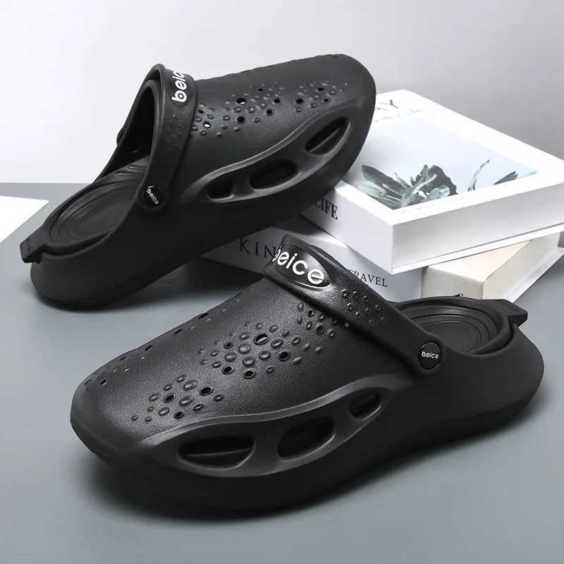 Mens Summer Shoes N-Slip Sandals Mens Sandals Breathable Flip Sandals Fi Beam Garden Shoes Y250320
