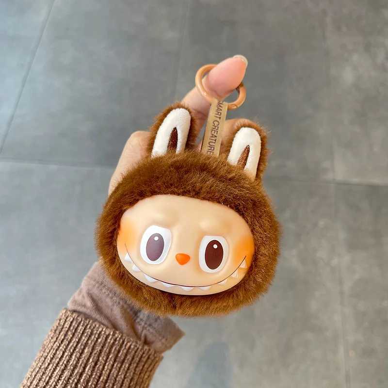 Hot selling anime character Labubu has a seat series vinyl pendant doll model toy cute monster replicated keychain toy birthday giftXJ250319