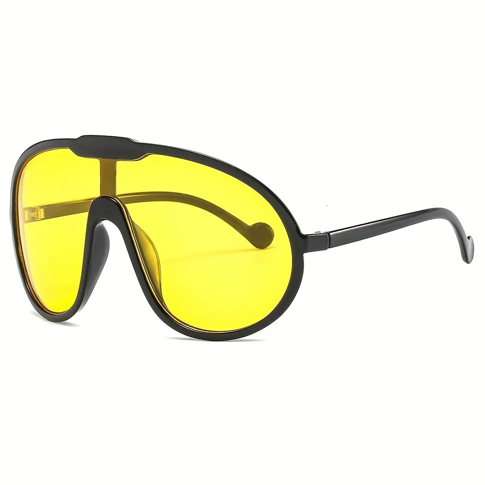 Oversized Square Sunglasses Women Punk Fashion Big Frame Vintage Cycling Sun Glasses Men Shades Retro Gradient Shades UV400 250320
