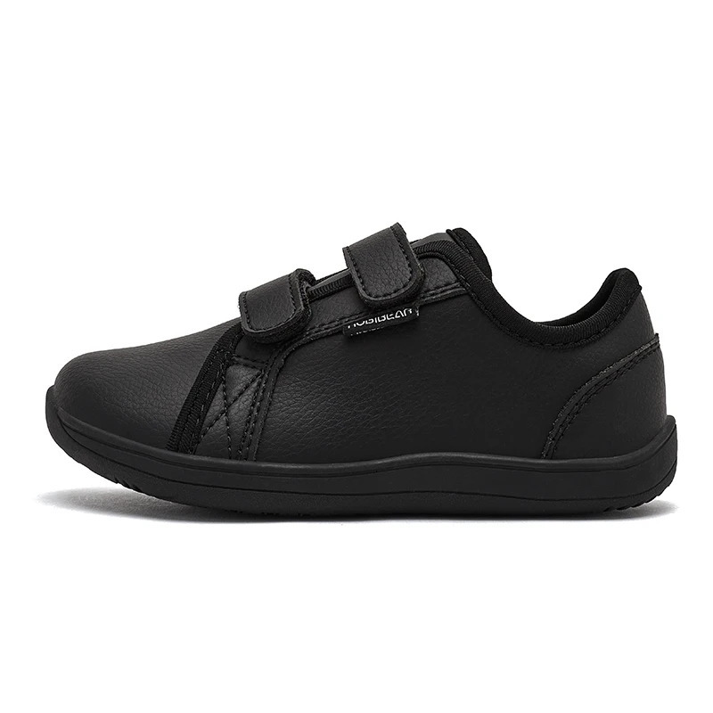 HOBIBEAR Childrens Barefoot Shoes SmallLargeChildrens Wide Toe Minimum Sports Lightweight Hook and Loop Artificial Leather 250319