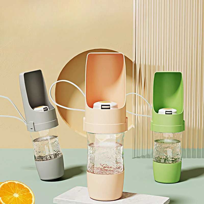 Dog Water Bottle Dog and Pet Outdoor Accompanying Cup Portable Dog Kettle Walking Dog Water Bottle Feeder Dog Supplies Y250319