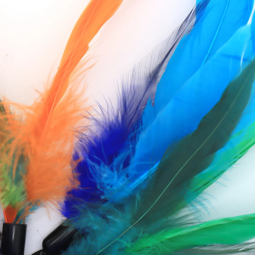 5 cat feather toys interactive toy teasers use bells instead of feathers 250320