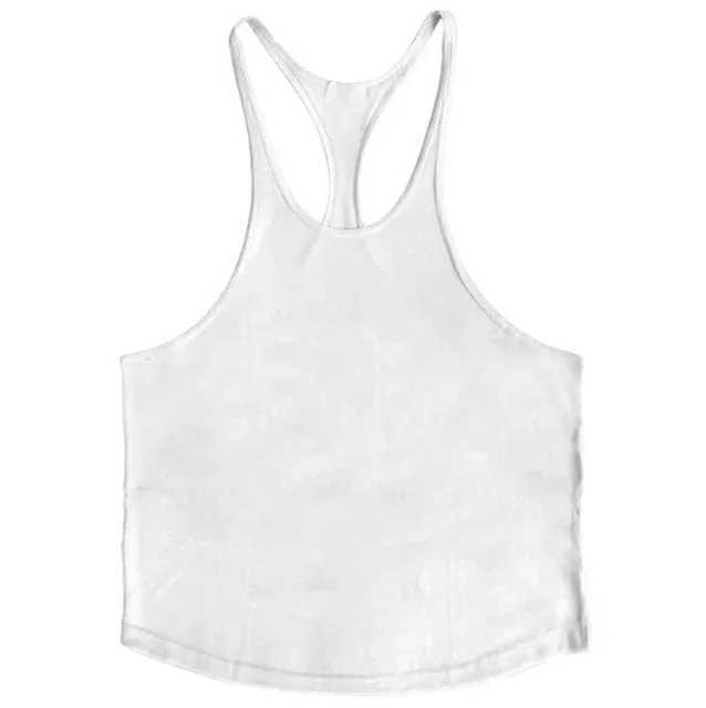 Mens fitness vest fitness sleeveless shirt 2024 new mens cotton clothing fashionable single vest underwear HombreXJ250319