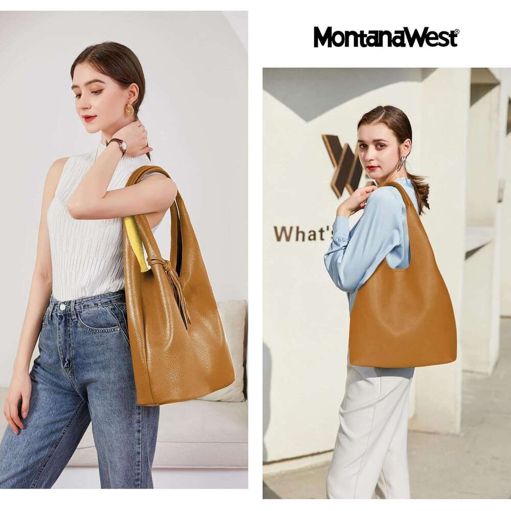 Slouchy Hobo Bags for Women Soft Designer Shoulder Purses Ladies Top Handle Handbag