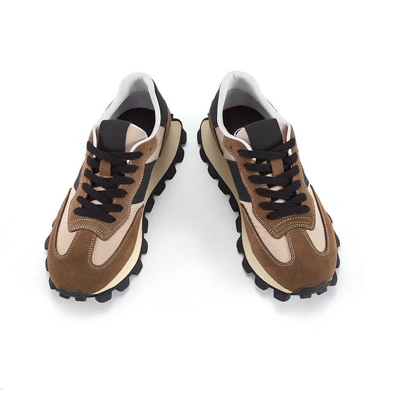 Designer CHCH Thick Soled Running With Cowhide Surface, Trendy And Leisure Shoes, Versatile Commuting Sports Men's Shoes