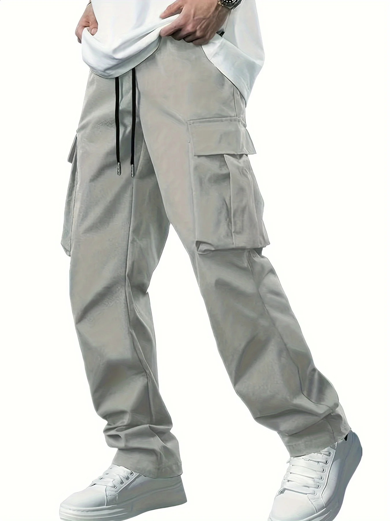 2024 Summer Mens Work Pants European and American Independent Station Lottery Multi Pocket Casual 250319