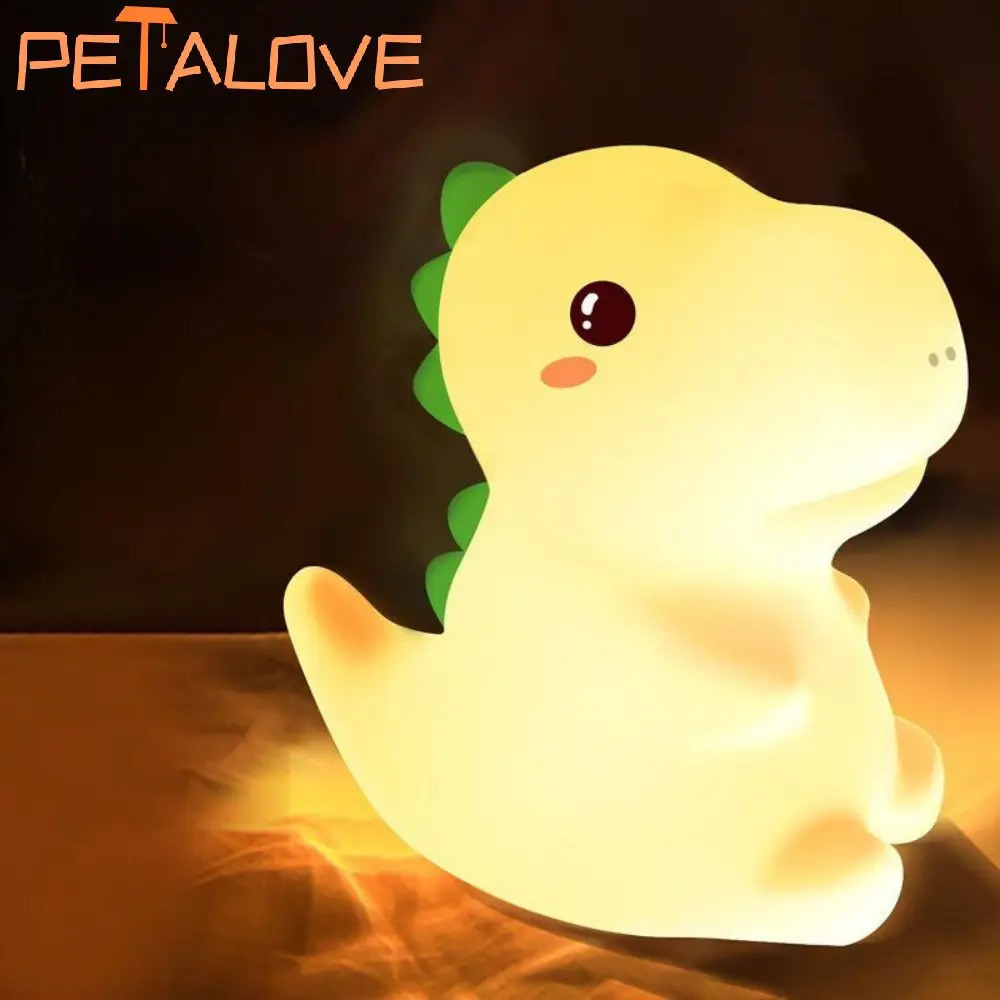 Night Light Cute Animal Panda Rabbit Duck Lovely Silicone Lamp Cloud Star Christmas Gift for Kids USB Recharge Warm Soft Light 250319
