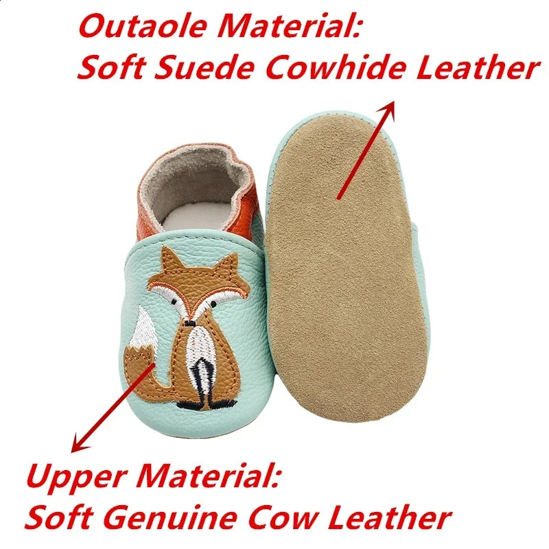 Toddle Baby Shoes born Infant Shoe Boys Girls Soft Genuine First Walkers Baby Moccasins 0-24Months Cowhide Bottom Skid-Proof 250319