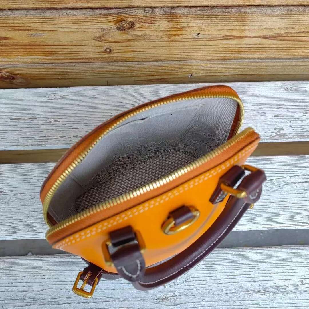 Italy Imported Cowhide Small Backpack Handbag