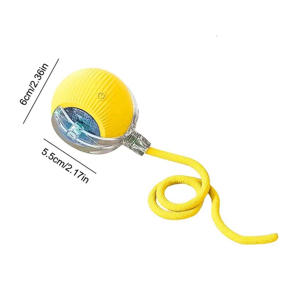Interactive Cat Toy Ball USB Charging Automatic Rolling Fun Antidepressant Pet Used for Indoor Cats and Kittens 250320