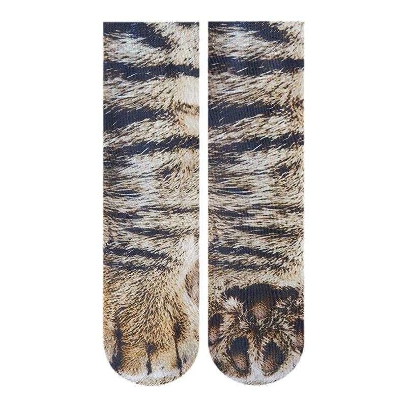 Simulation 3D For Cats, Dogs, Chickens, Claws, Leopard Print Animal Print, Funny Personality, And Fun Socks
