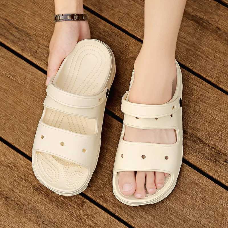 Summer Beac Flip Flops Men EVA Slippers Cfortable Platform Sandals Outdoor M Indoor He Slides Bathroom Shoes Y250320