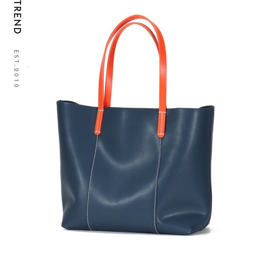 Simple Shoulder Capacity Cowhide New Item Niche Soft Underarm Tote Bag Women S Leather Large Bag Shoulder Bags
