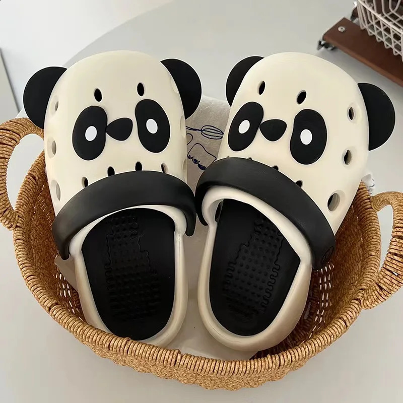 Evshine Summer Cartoon Slippers For Children Fashion Animals Boys And Girls Bathroom Sandals Kids Beach Shoes Cozy Slippers 250319