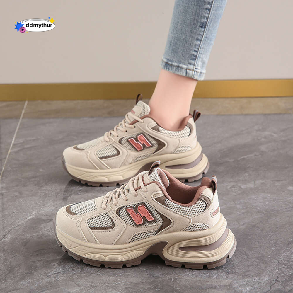 CRLAYDK Women's Chunky Sneakers Platform Breathable Running Shoes Comfortable Casual Lace Up Walking Workout Tennis for Lady ddmythur