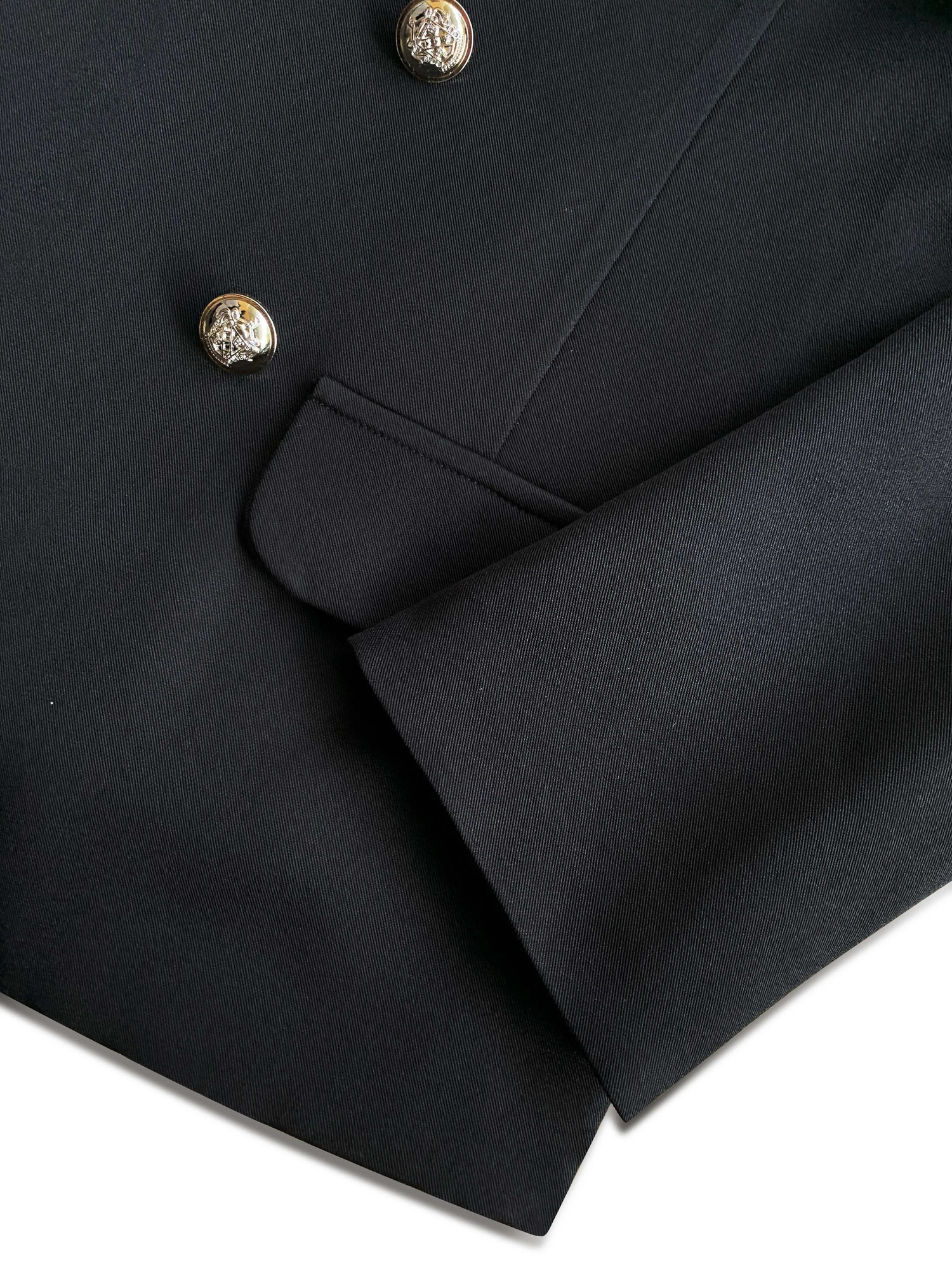 Ladies AutumnWinter Black Elegant Casual Loose Button Set Jacket and Elastic Waist Pants Two Piece 250319