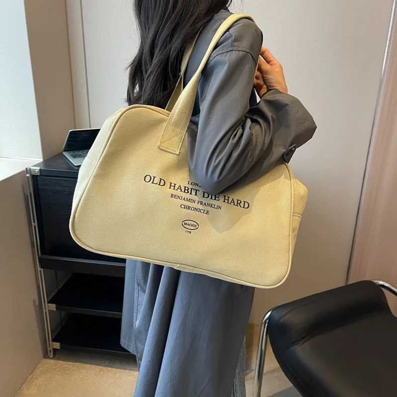 CGCBAG Casual Canvas Female Lage Capacity Womens Shoulder Bag 2023 Fashion Designer Handbags Simple Commuting Shopper Y250319