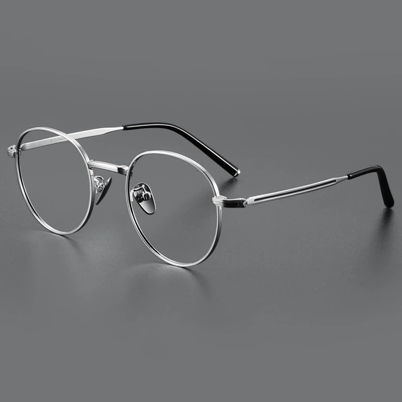 Dsnietp Pure Reading Glasses Men Round Pochromic Anti Blue Light Prescription Myopia Glasses Women Eyewear 250228
