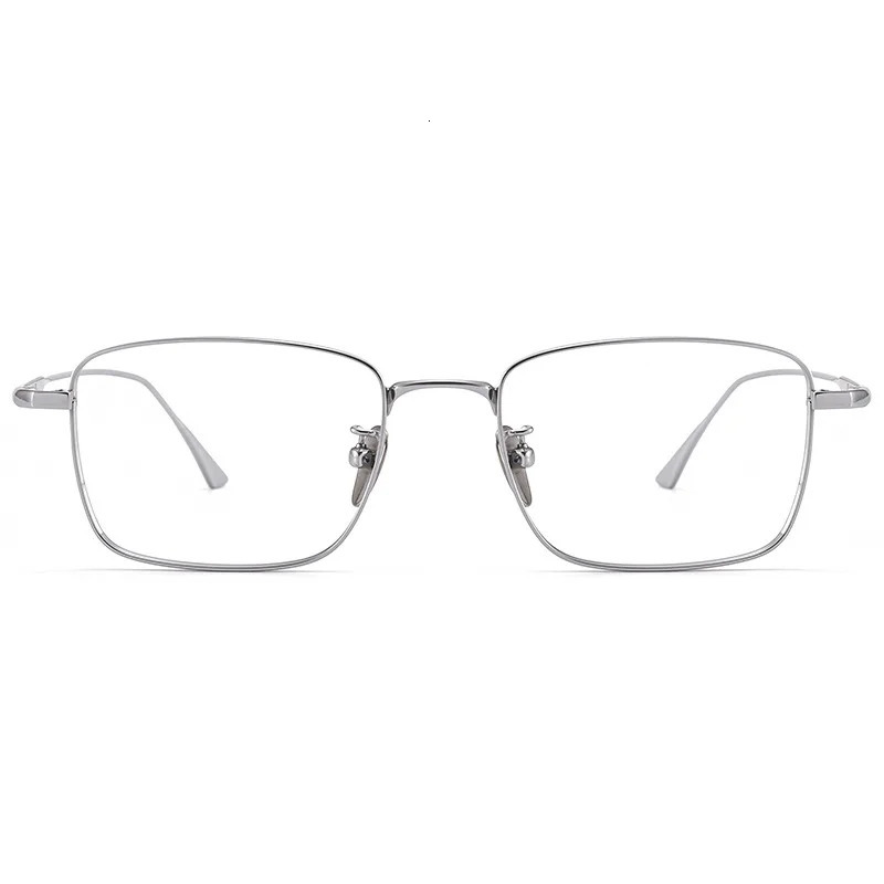 Xbora Mens Ultra Light Pure Glasses Frame Commercial Square Flexible Womens Prescription Glasses 1908 250228