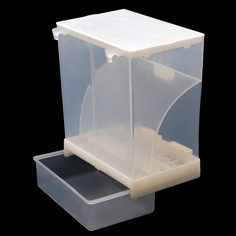 1 pet feeder anti splash food container parrot hanging automatic Bago tiger skin peony 250320