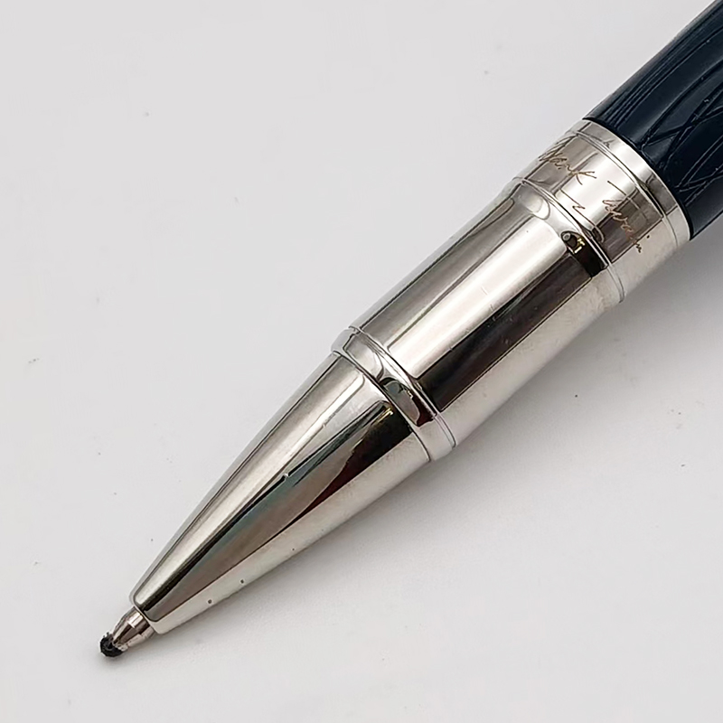M Rollerball Ballpoint Pen Great Writer Edition Mark Twain Black Blue Wine Red Resin Engrave With Serial Number 0068/8000